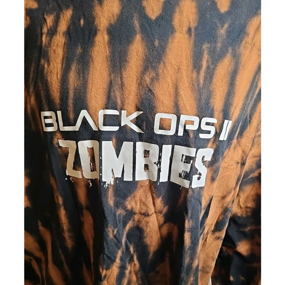 Call Of Duty II 2 Black Ops Zombies Promo Shirt Long Sleeve Tie Dye Size 2XL XXL - Picture 2 of 7